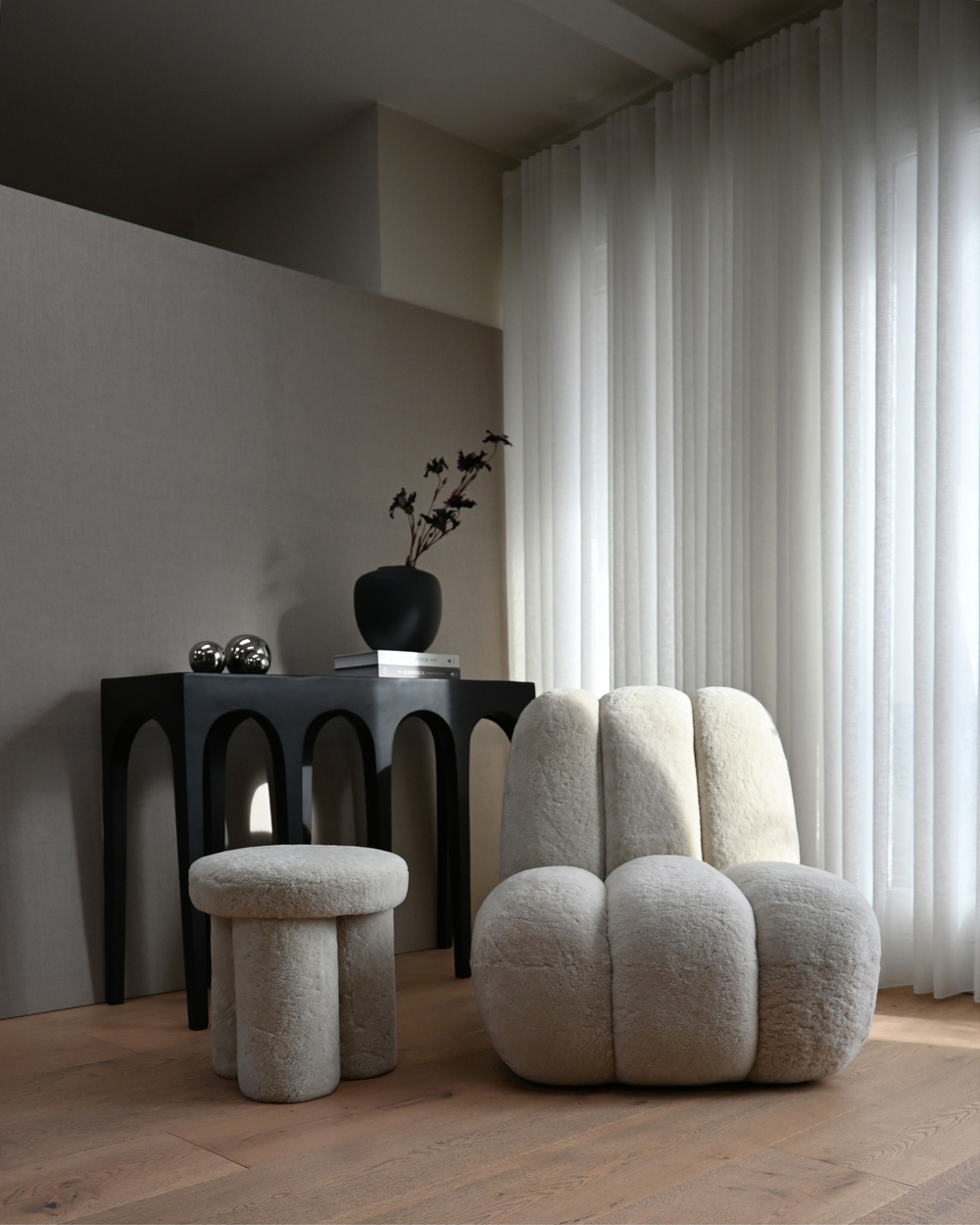 Консоль 101 Copenhagen Bow Console, Big, Cofee, кофейный