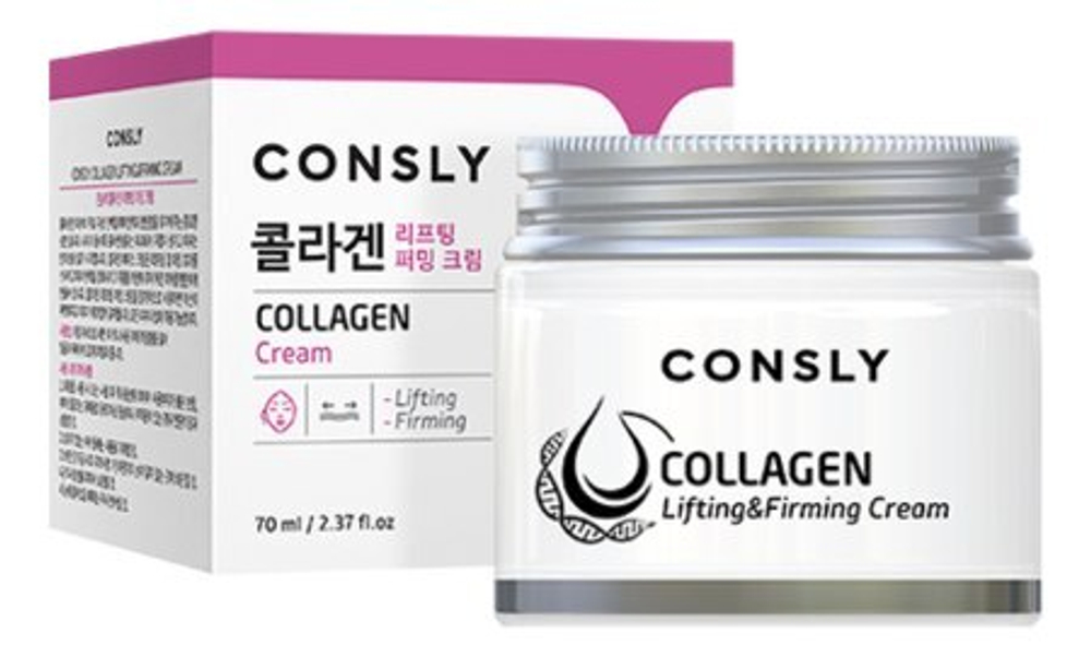 Consly Крем-лифтинг для лица с коллагеном - Collagen lifting&firming cream, 70мл