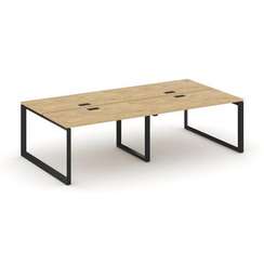 Style Project Рабочая станция двухсторонняя SN-59O.DRS-054 Тиквуд Светлый/Металл Черный/Черный Заглу