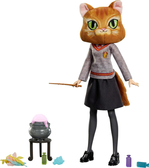 Кукла Mattel Гарри Поттер Гермиона с головой кота