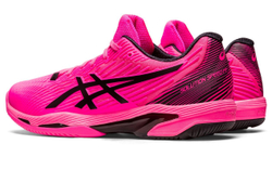 Мужские кроссовки теннисные Asics Solution Speed FF 2 - hot pink/black