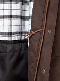 Парка демисезонная "Шоколад" 7+