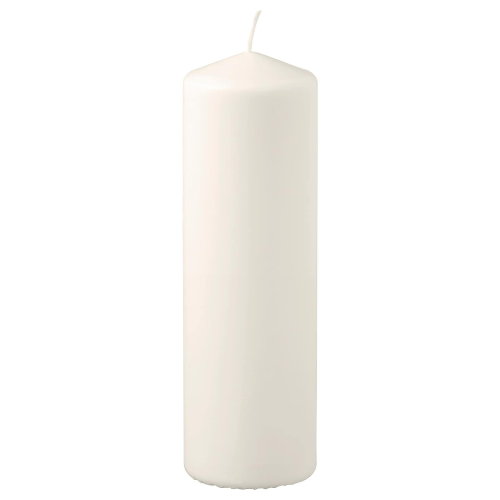 IKEA FENOMEN  (ИКЕА ФЕНОМЕН)  -  Свеча блочная без ароматизатора, натуральная, 23 см