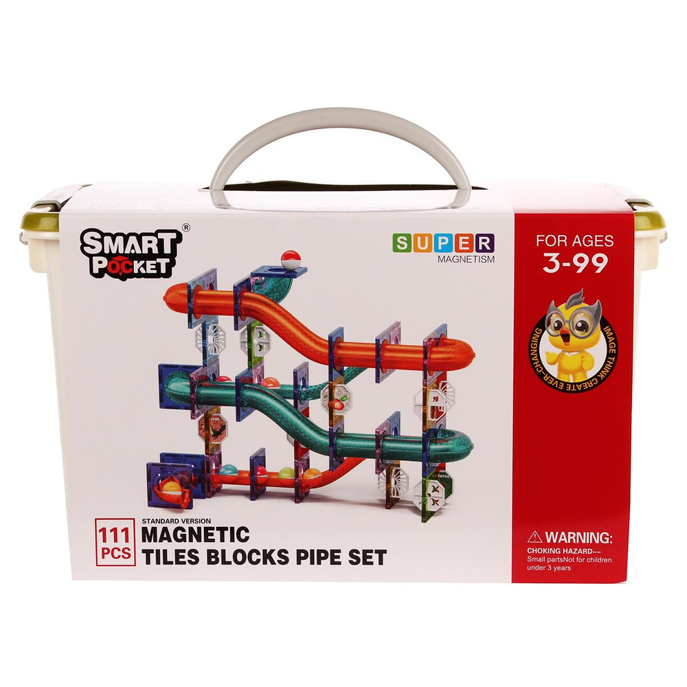 Конструктор магнитный 111эл., коробка S-C020