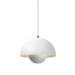 Pendant design lamp  Flowerpot by Verpan Panton (White)