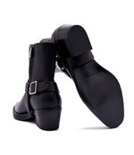 Кожаные ковбойки kody_bootie_lt HUGO - черный(50513527)