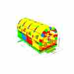 Коммерческий надувной батут «Страна Сафария 2» с крышей, 10x5x5 м