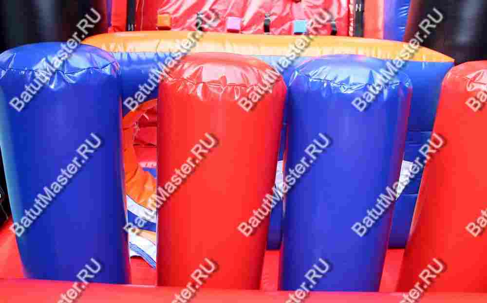 Коммерческая надувная полоса препятствий "Морская стихия"