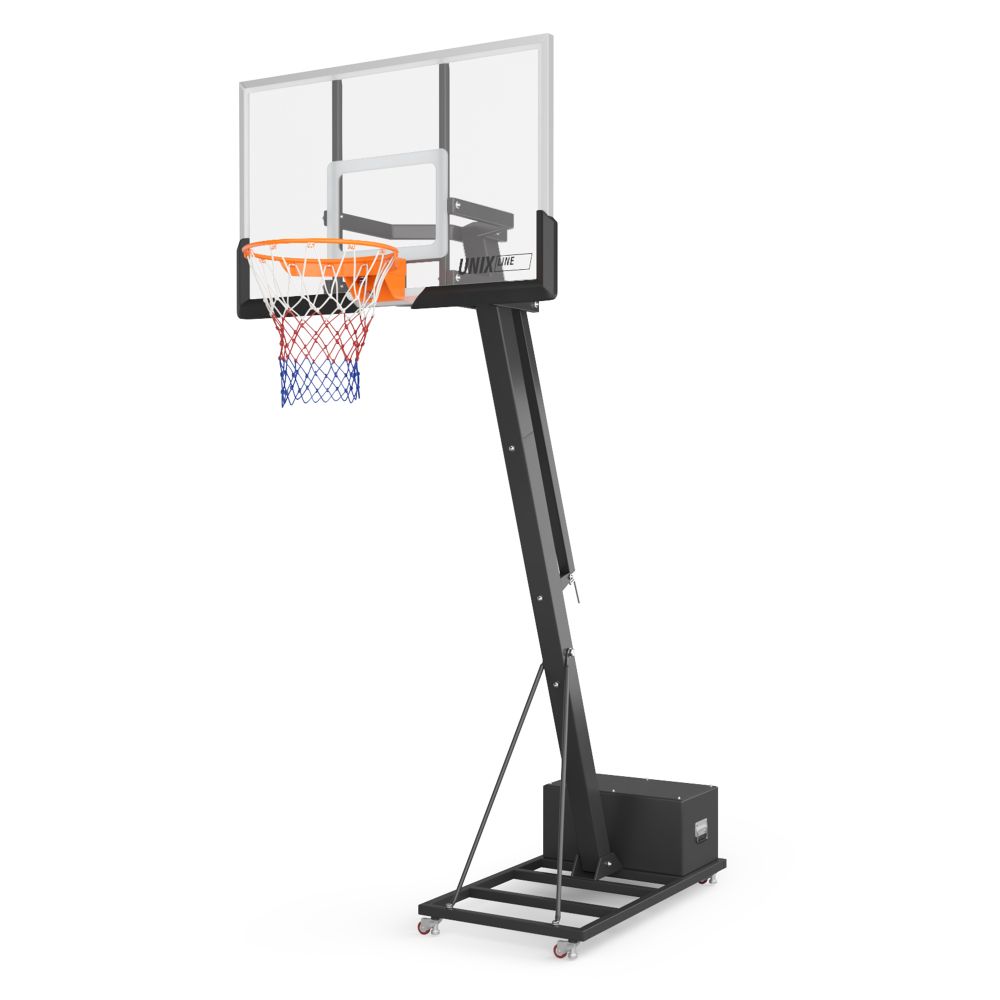Баскетбольная стойка UNIX Line B-Stand-PC PRO 54&quot;x32&quot; R45 H230-305 см