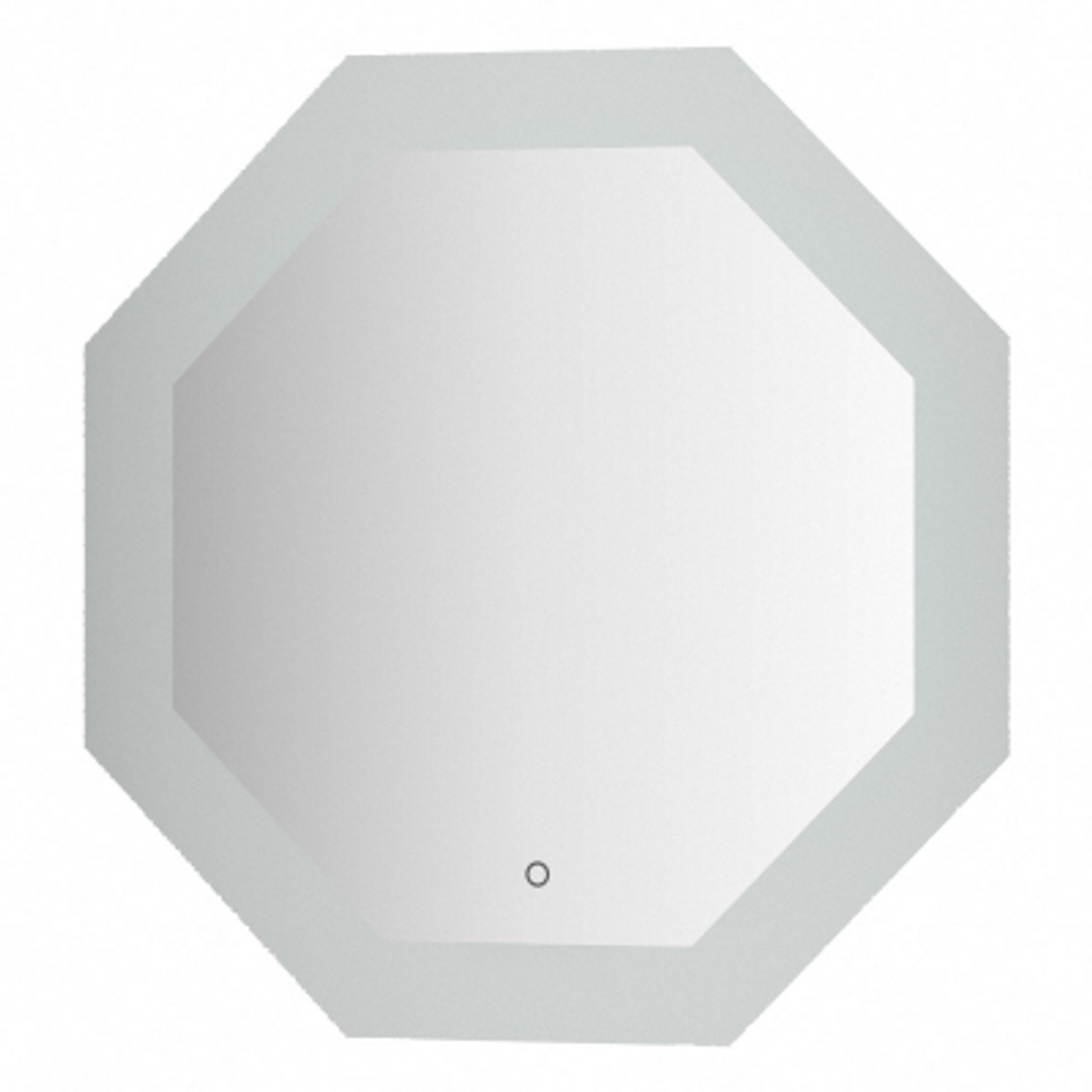 Зеркало Evoform с LED-подсветкой 22,5 W 70х70 см Сенсорный выключатель Нейтральный белый свет