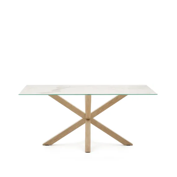 Стол Arya 160x90 керамика на стальных ножках под дерево