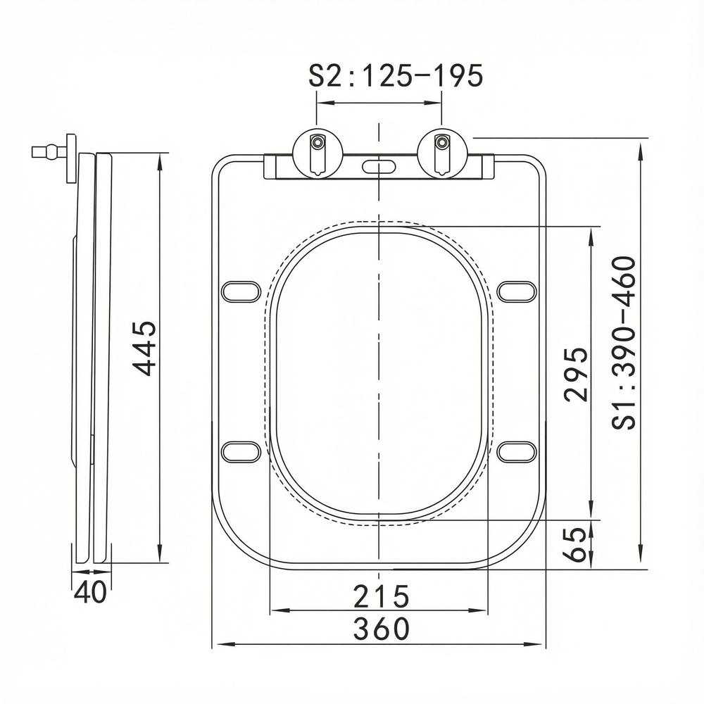 Сиденье для унитаза-моноблока WAVE CALIPSO дюропласт, микролифт, БЕЛЫЙ глянец