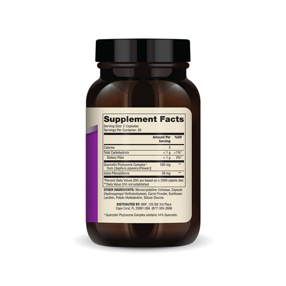 Quercetin and Pterostilbene Advanced 60 капсул Dr.Mercola