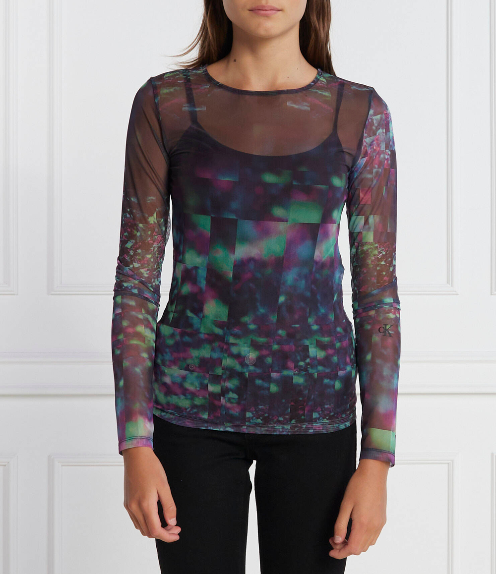 Блузка CALVIN KLEIN JEANS - разноцветная(J20J222033)