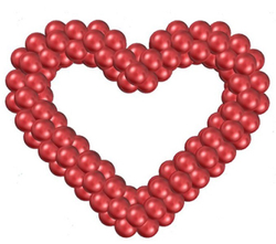 Фото Арка воздушных шаров форме сердца, более 88 качественных бесплатных стоковых фото