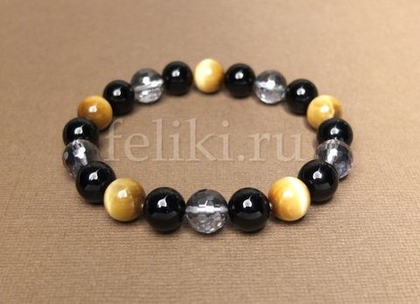 браслет из тигрового глаза (б-0538-18)