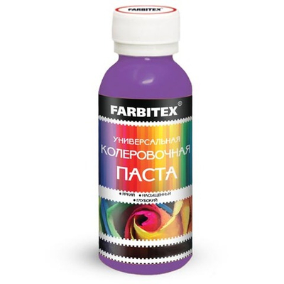 Паста колеровочная универсал. ярко-желтый (FB09) 0.1 л FARBITEX
