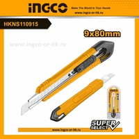 Нож канцелярский 9х135 мм INGCO HKNS110915 SUPER SELECT