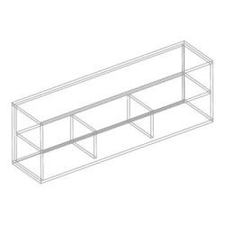 Полка настенная МС "Моника"(Айрон рок)