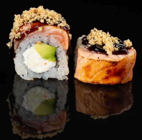 Ролл Лосось Карамель 8 шт.