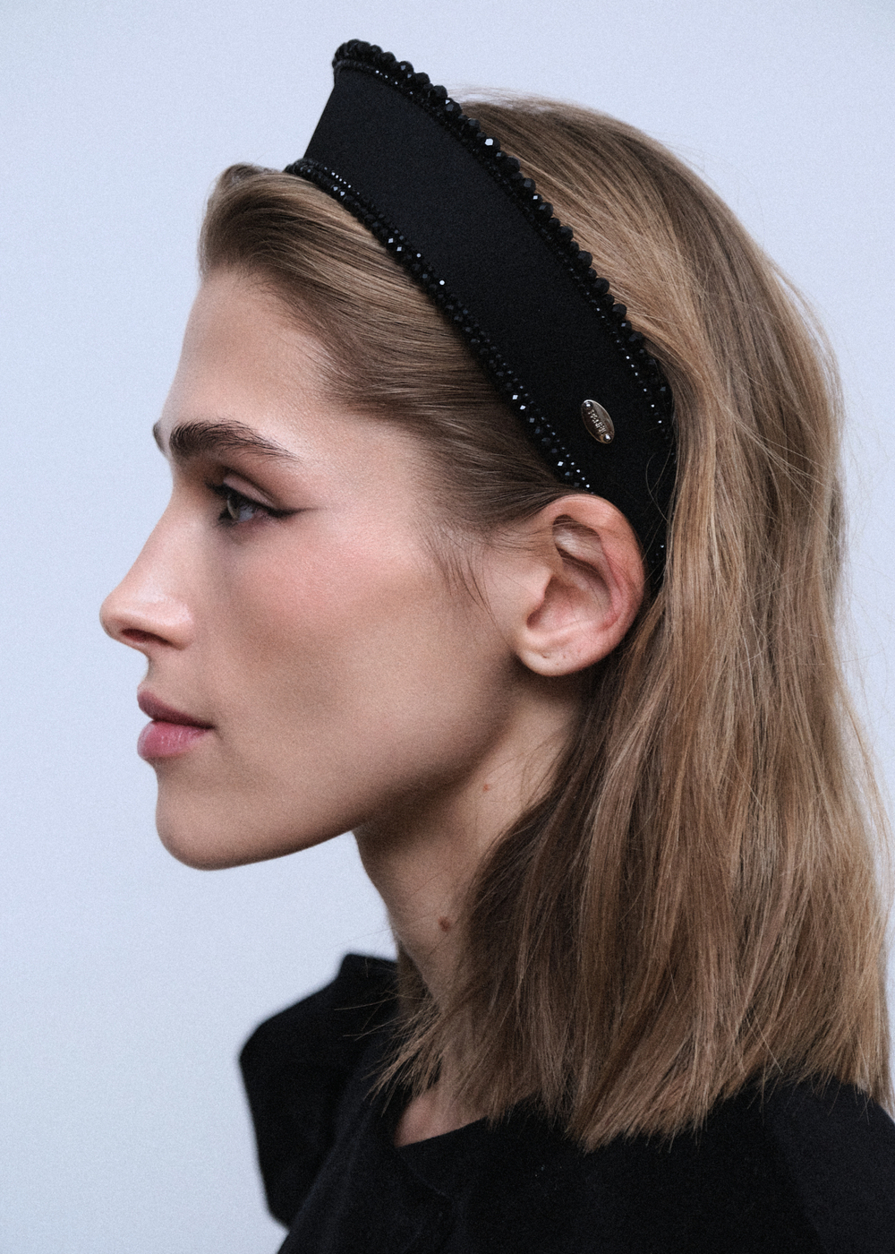 Кокошник Total Black с декором