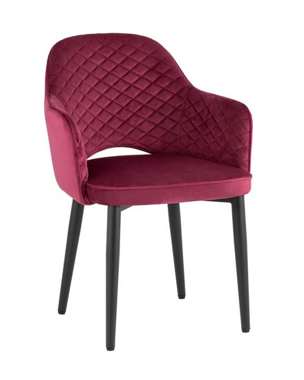 Стул Венера диамант NEW, велюр бордовый NP