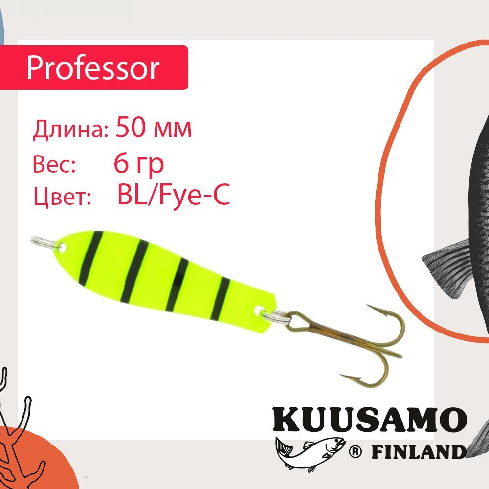 Блесна для рыбалки Kuusamo Professor