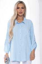 Рубашка Лето голубая Б10073 LT Collection