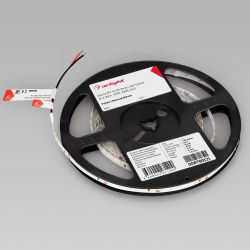 Светодиодная лента RT-A120-8mm 24V Yellow (9.6 W/m, IP20, 2835, 5m) (Arlight, Открытый) 008780(2)