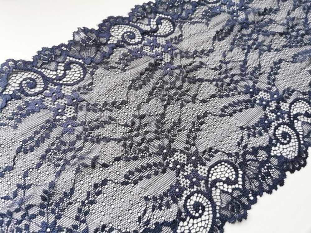 Эластичное кружево, ночная тень, 20,5см (Артикул: EK-1029), м