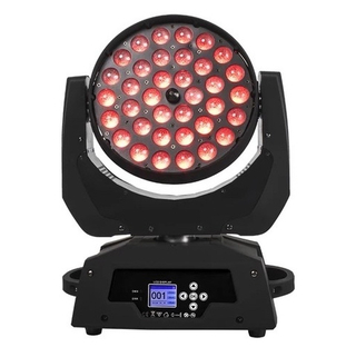 Вращающаяся голова Led Wash zoom 36*18w (RGBWA+UV, кнопки)