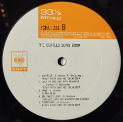 Винтажная виниловая пластинка LP Сборник The Beatles Song Book (Japan 1980) (No Obi)
