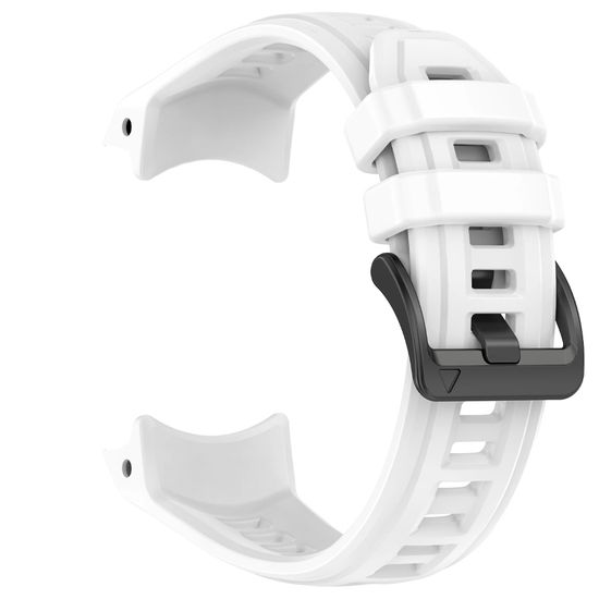 Ремешок для Garmin Instinct 3 (45) силиконовый ширина 22 мм оригинальное крепление (Белый)