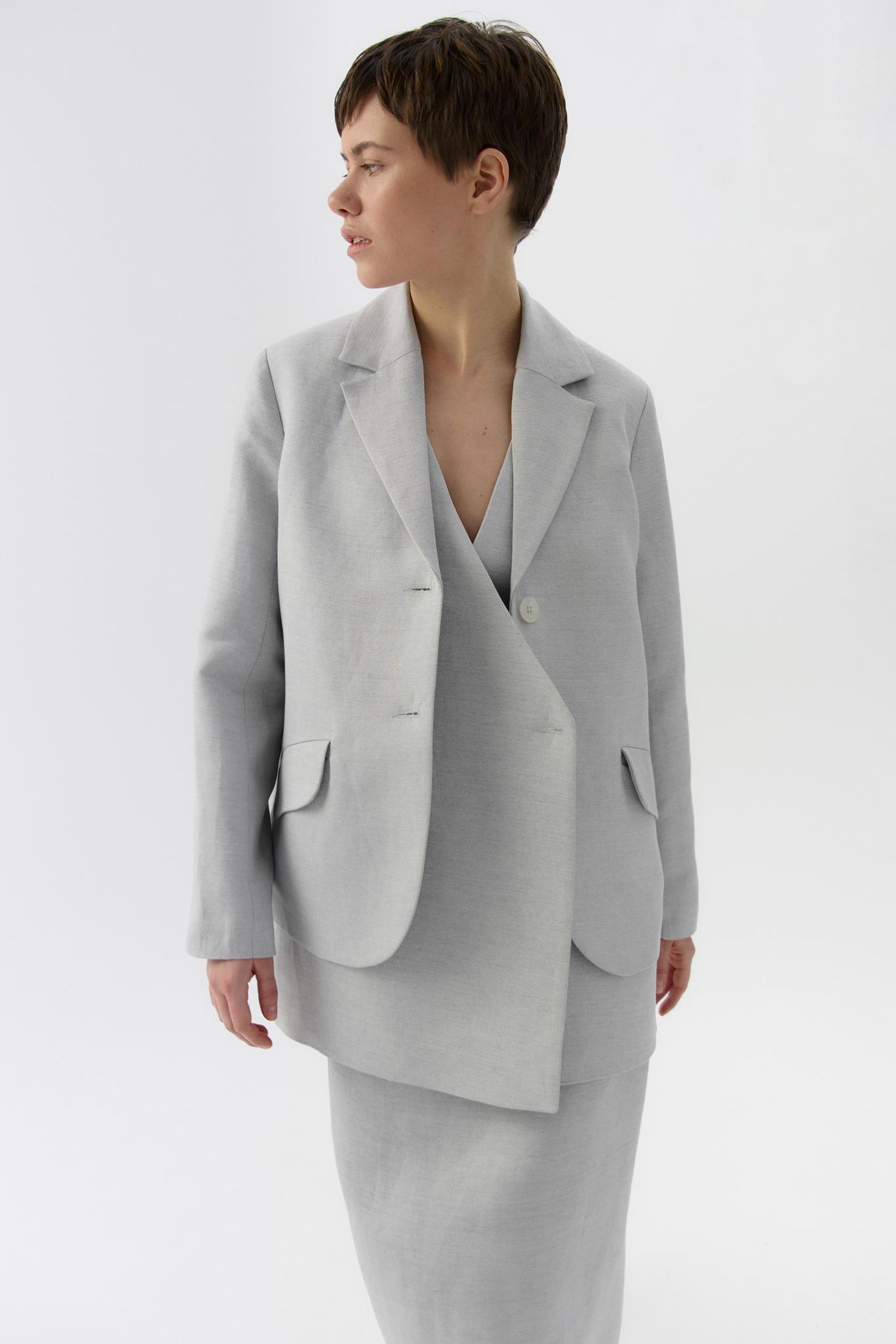 Пиджак Preston silver