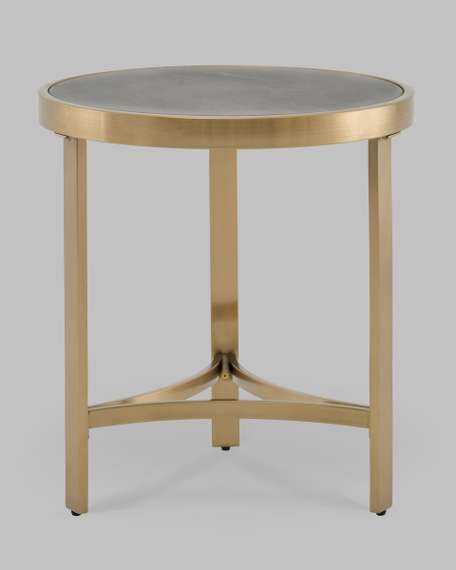 Журнальный столик Адриана 50*50 см серая керамика