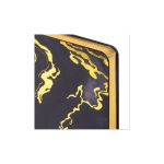 Ежедневник датированный 2026 А5 138x213 мм, BRAUBERG "Vista", под кожу, гибкий, "Black marble", 117445