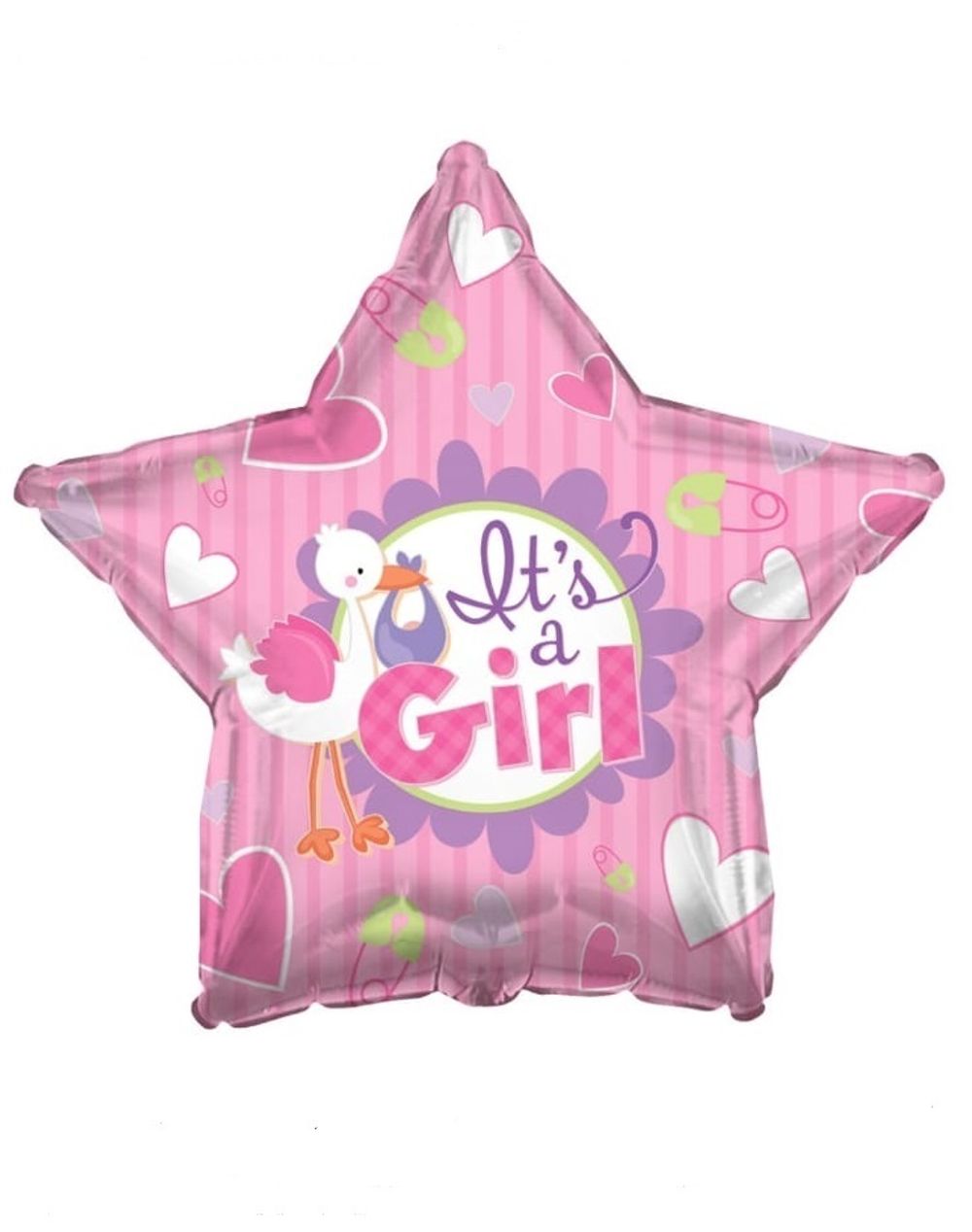 Набор воздушных шаров. Встреча из роддома. Ура девочка.