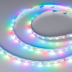 Светодиодная лента SPI-RZ-B60-8mm 12V RGB-PX1-BPT (9 W/m, IP20, 5060, 5m) (Arlight, -) 047382