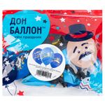 Шар (12''/30 см) С Днем Рождения! (золотые звезды), Ассорти, пастель, 5 ст, 25 шт.