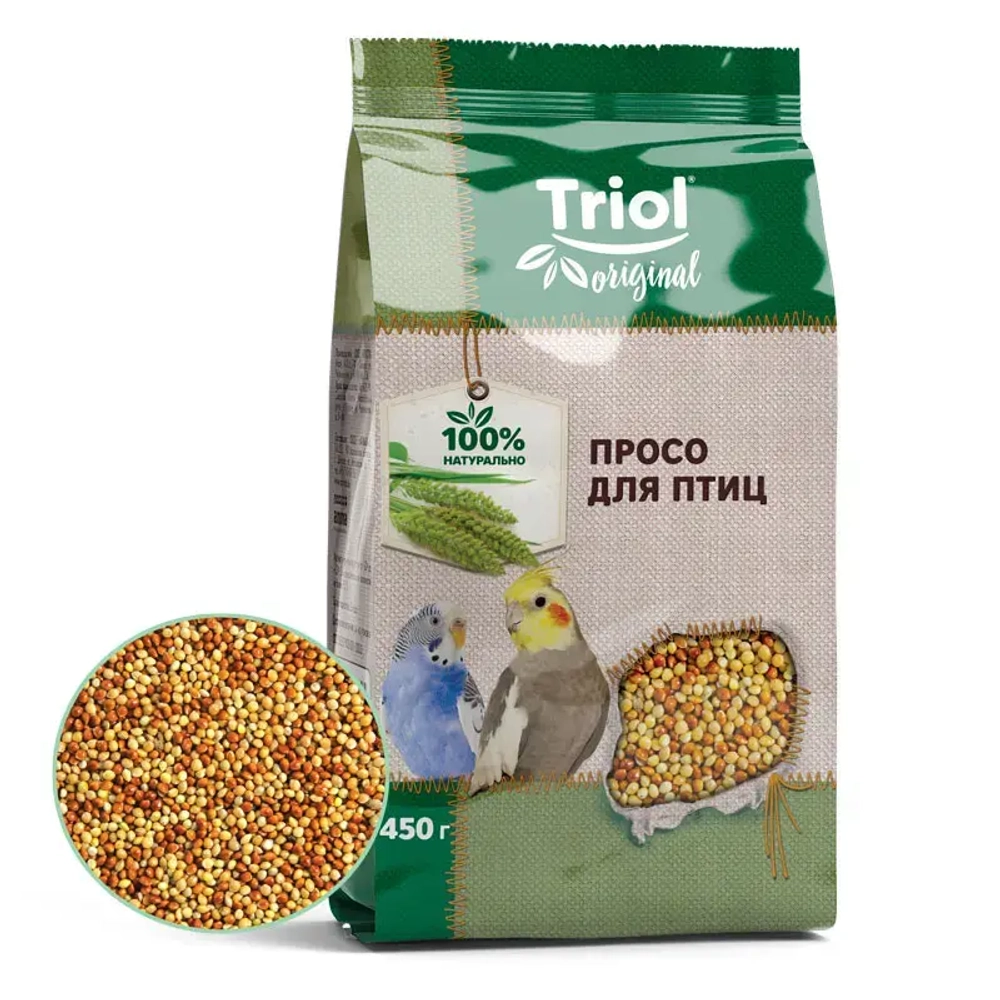 Triol original корм просо для птиц - 450 г