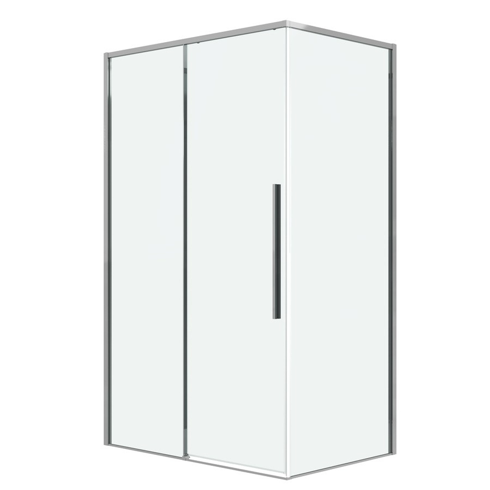 Душевое ограждение Grossman Galaxy 100.K33.01.110.10.00-200.K33.01.100.10.00 (110х100х195) раздвижная,хром,стекло прозрачное,2 места