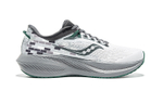 Saucony Triumph 21 breathable, comfortable, shock-absorbing, wear-resistant, low-cut training running shoes for men and women with the same gray-green