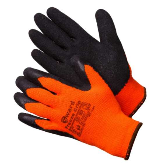 Перчатки Gward Freeze Grip из акриловой пряжи с начесом, покрыты текстурированным латексом