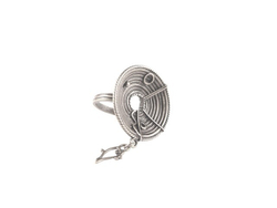 "Лесото" кольцо в серебряном покрытии из коллекции "Африка" от Jenavi