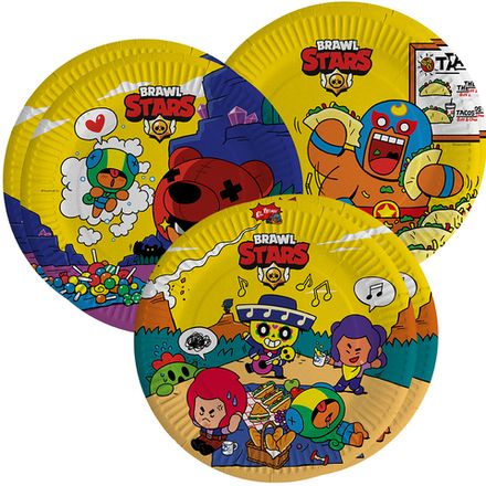Тарелки "Бравл Старс" 23 см Арт 1