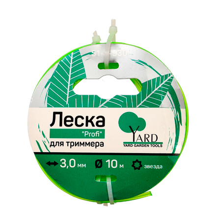 Леска для триммера Профи звезда, 3,0ммх10м