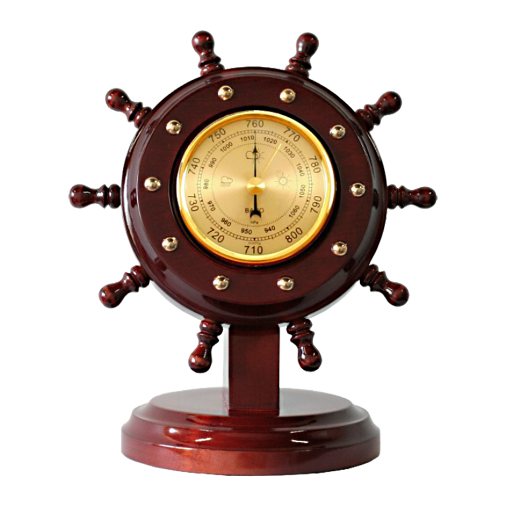 Бриг+ Барометр штурвал сувенирный
