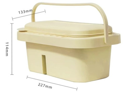 Кистемойка с палитрой пастельно- жёлтая