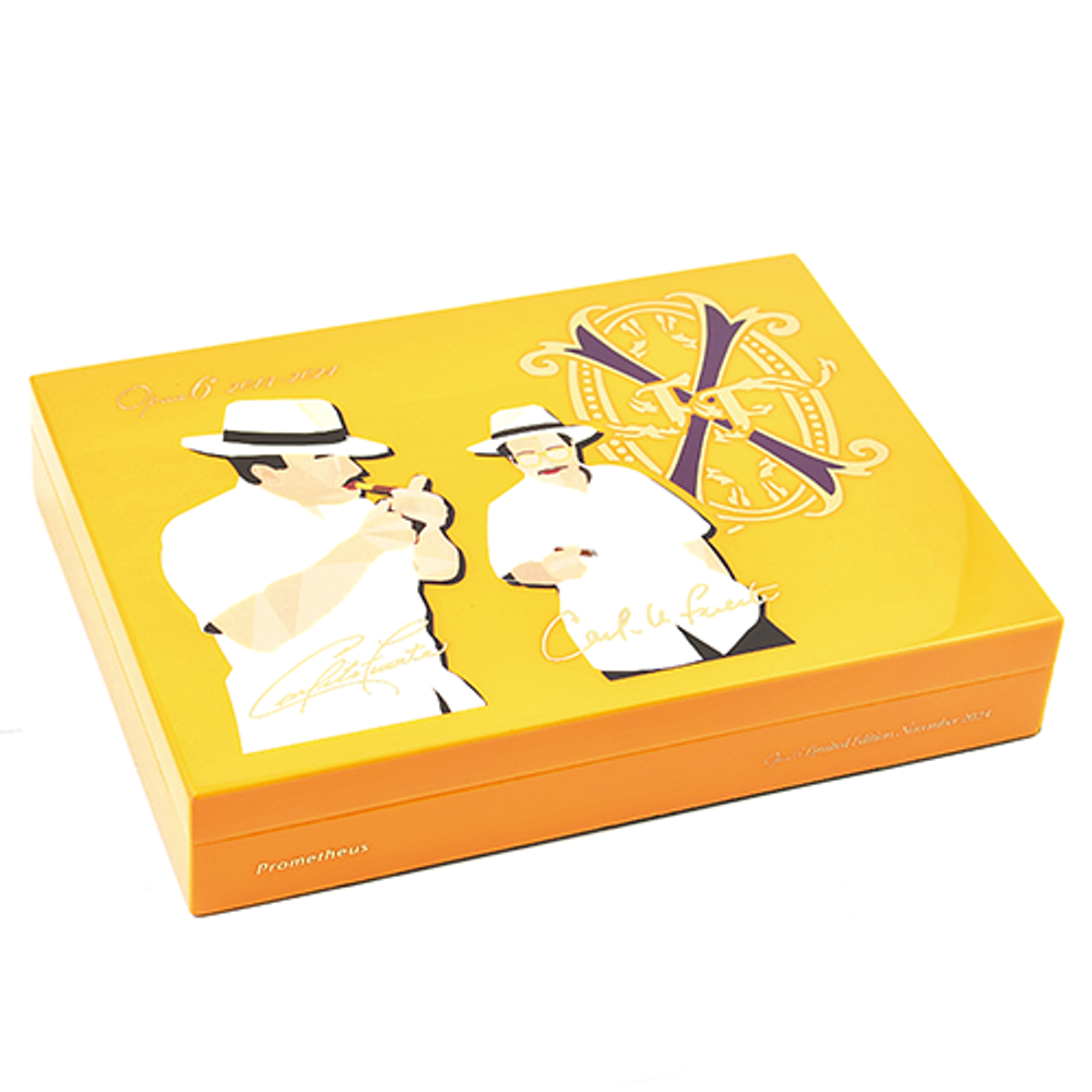 FFOX Fuente Fuente Opus X 6 Set Cigars Yellow