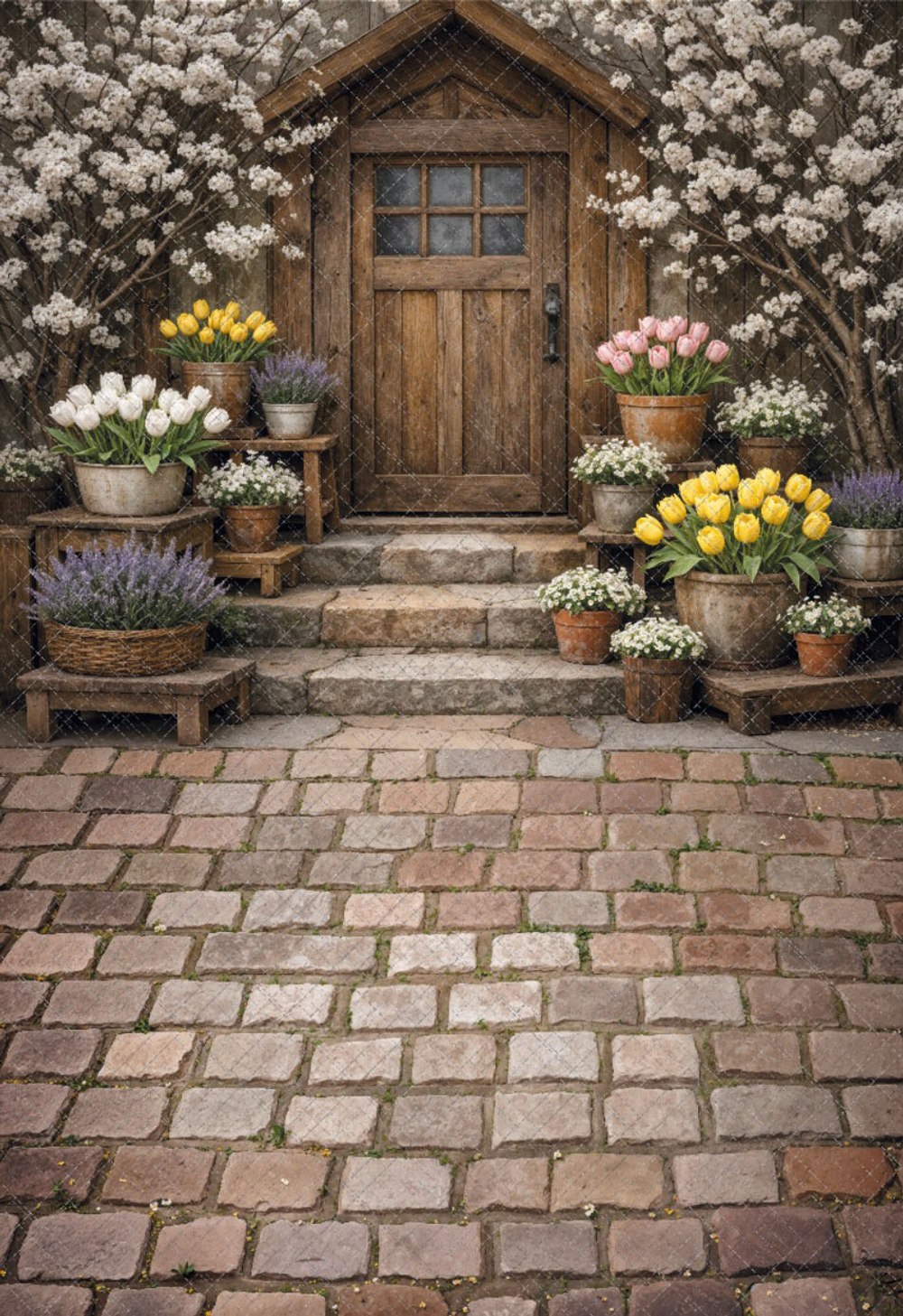 Весенний сюжет 01.2026 - фон неопреновый